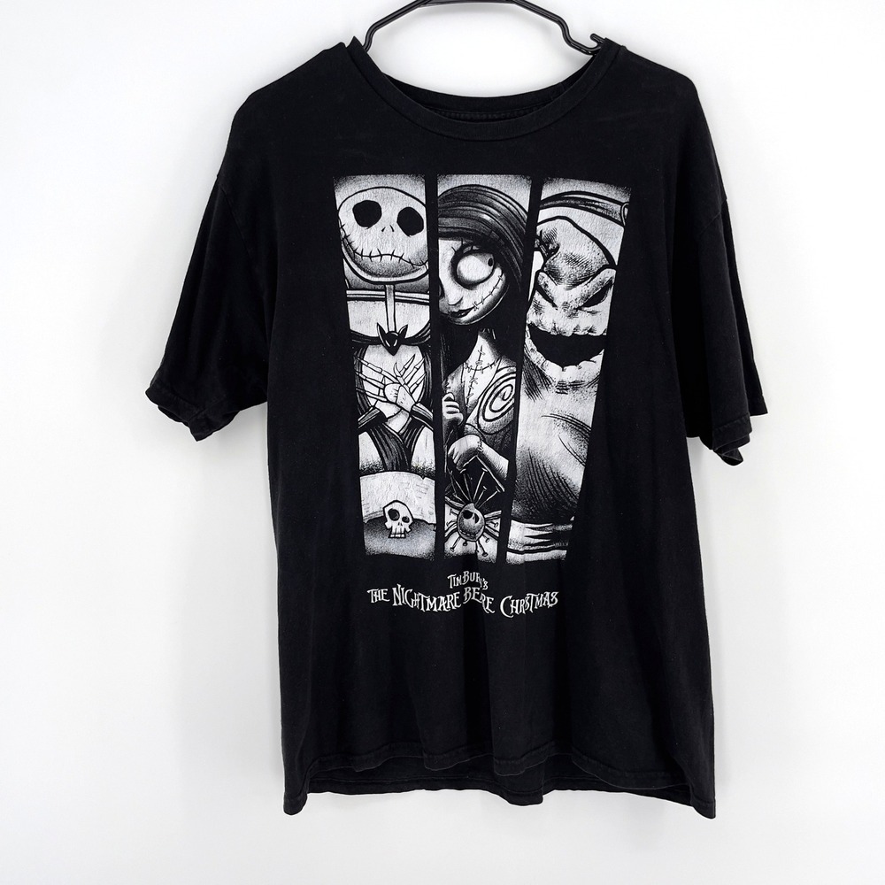Nightmare‎ Before Christmas T-Shirt Disney XL Jack Skellington Oogie Boogie